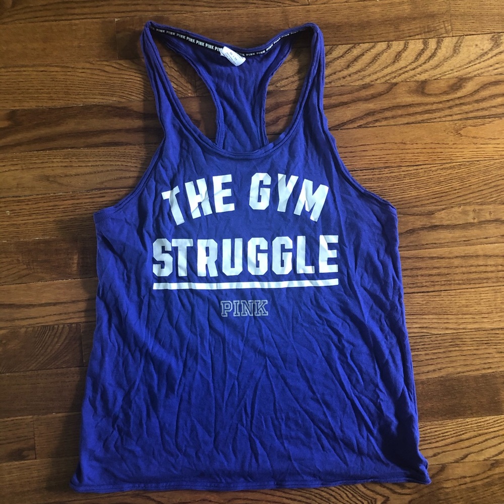 VS PINK Racerback Athletic Tank